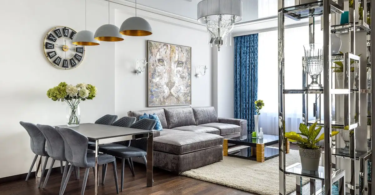 Grauer teppich esszimmer