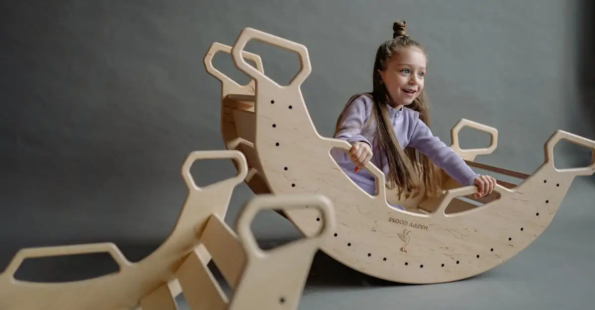 Hochwertige Kindermöbel aus Holz für sicheres Spielen