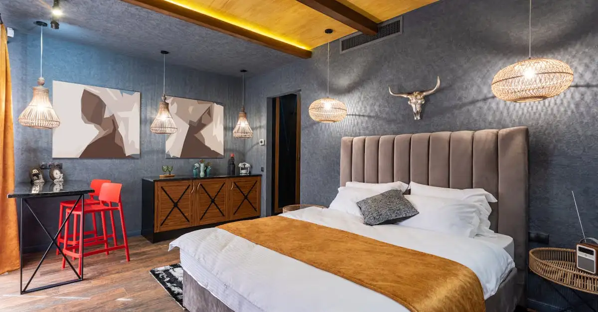 Rattan Lampe Schlafzimmer: Stilvolle Beleuchtungsideen